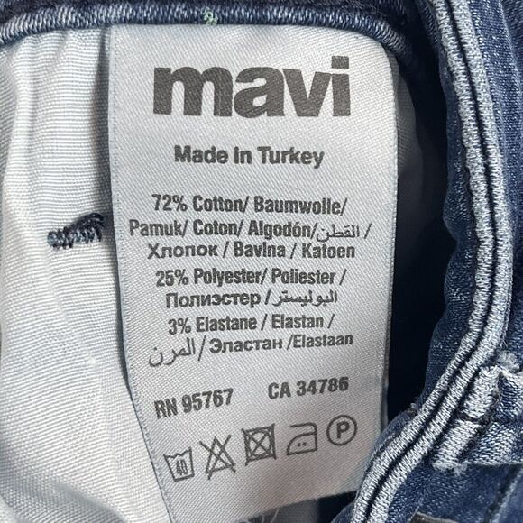 Mavi Womens Jeans 32 Kendra High Rise Straight Leg Denim Blue Mid Wash Stretch - Picture 10 of 10